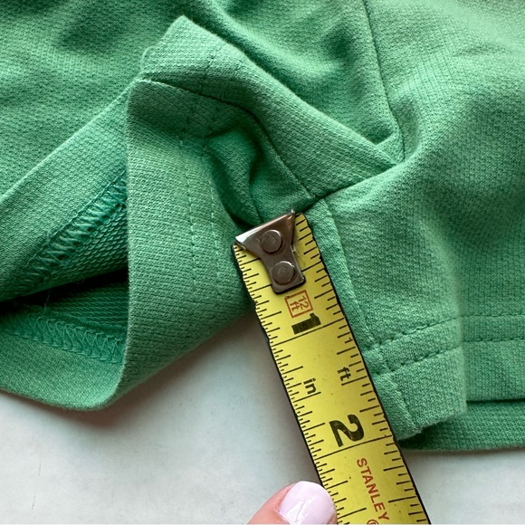Cotton Jersey Sweatpant Shorts In Green NWOT - Picture 8 of 9